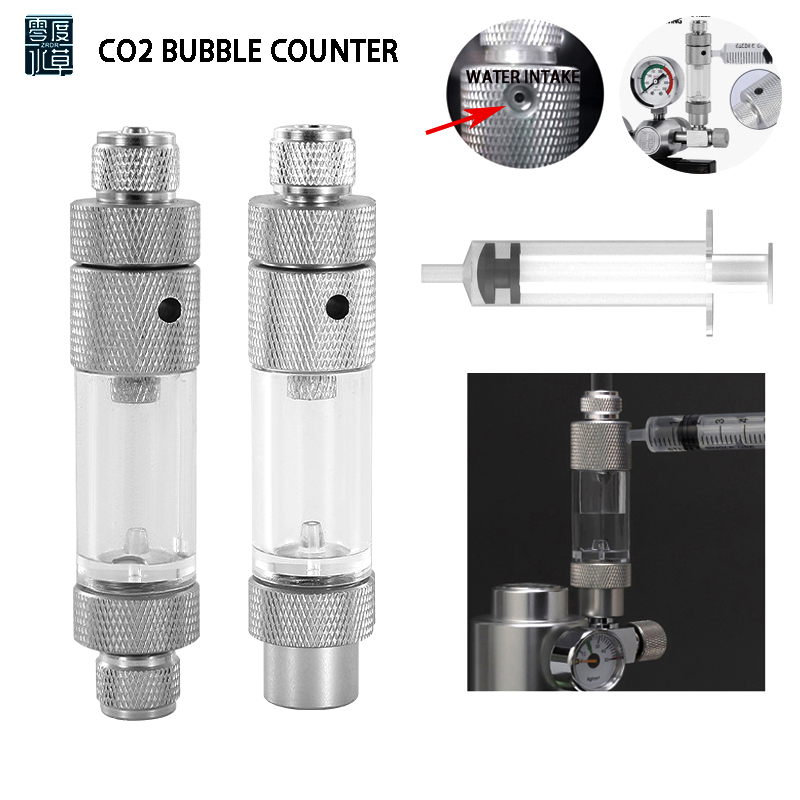 Marine Aquarium Hydrometer - Aquarium CO2-Blasenmesser, Wassereinspritzversion, CO2-Regler, Generator-Reaktionssystem, Aquarium