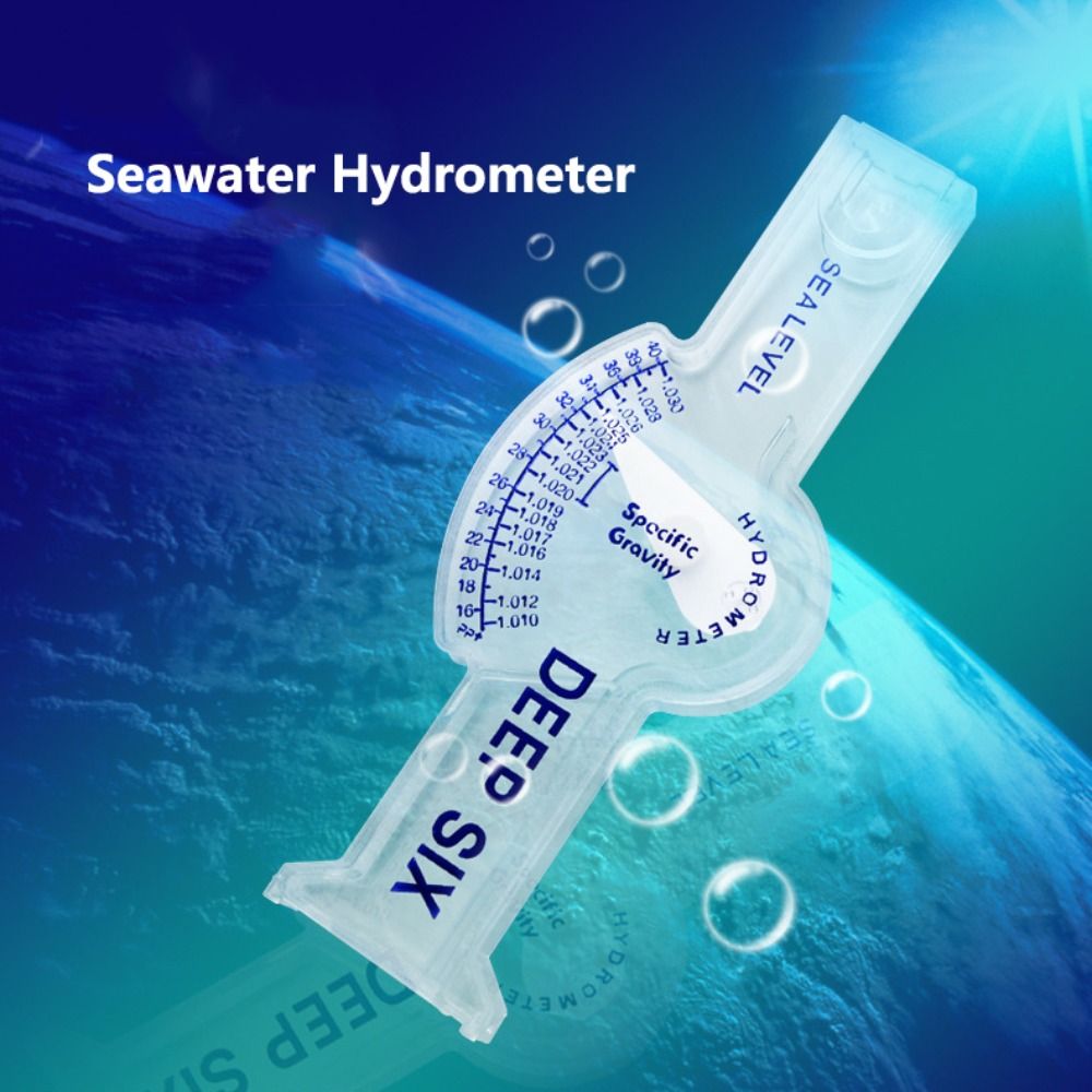 Marine Aquarium Hydrometer - Hochpräzises Meerwasser-Hydro meter Automatisches tragbares Aquarium-Hydro