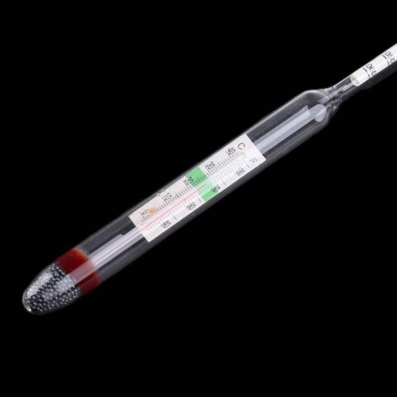 Marine Aquarium Hydrometer - G6KF Glas-Aquarien-Hydrometer mit eingebauten Thermometern, schwimmender
