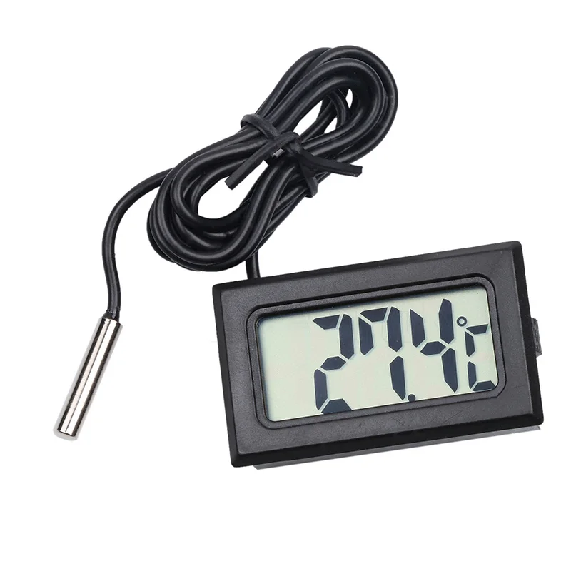 Marine Aquarium Hydrometer - Auto Digital Thermometer Mini LCD Temperatur