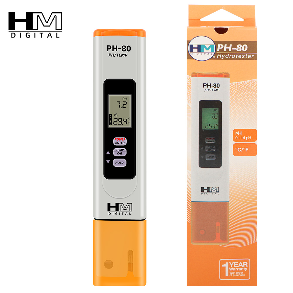 Marine Aquarium Hydrometer - Digitales PH-Meter HM PH-80 PH-Tester Handgehaltener