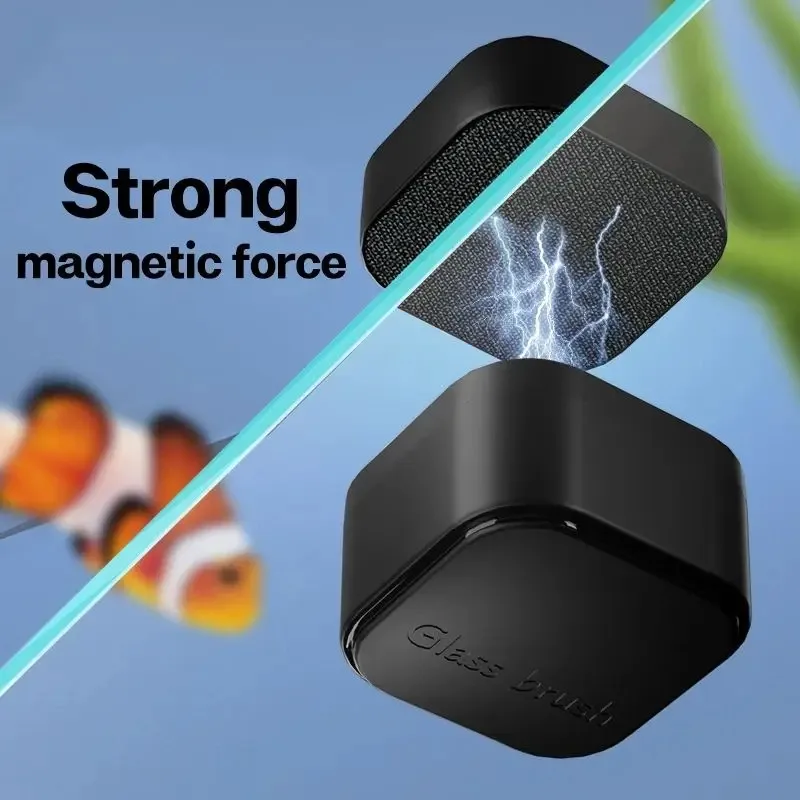 Mini-Quadrat-Magnetbürste für  – Marine Aquarium Glass Cleaner Bewertung und Preis