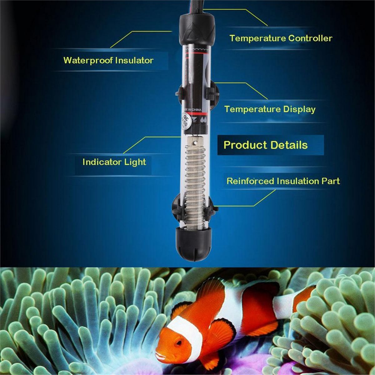 (A02R) Tauchbarer Aquariumheiz – Aquarium & Marine Museum Ums Bewertung und Preis